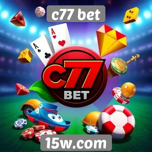 Diversidade de jogos disponíveis no c77 bet